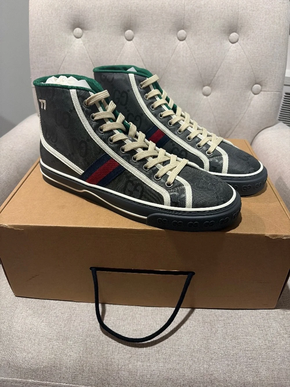 Gucci Tennis 1977 High-Top Sneakers